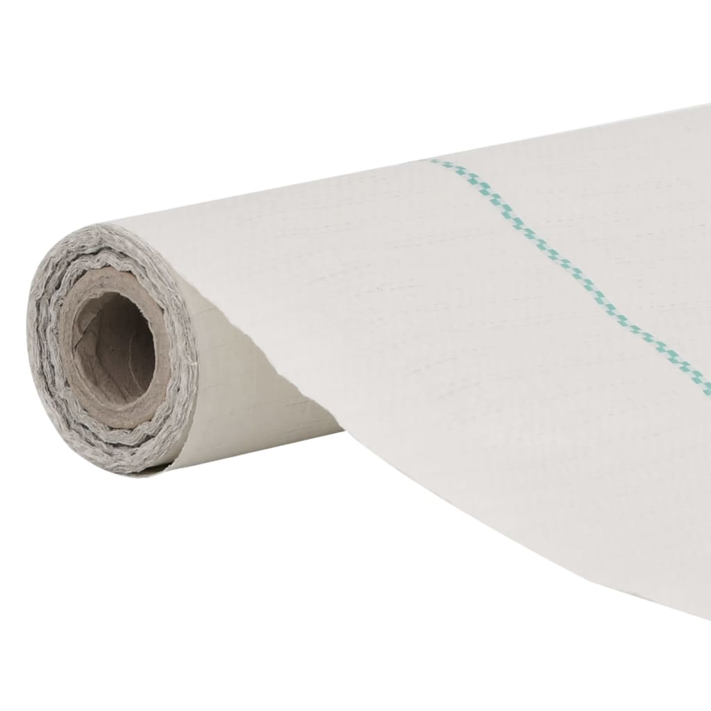 vidaXL Weed Membrane White 0.5x10 m PP