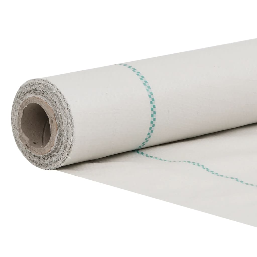 vidaXL Weed Membrane White 0.5x10 m PP