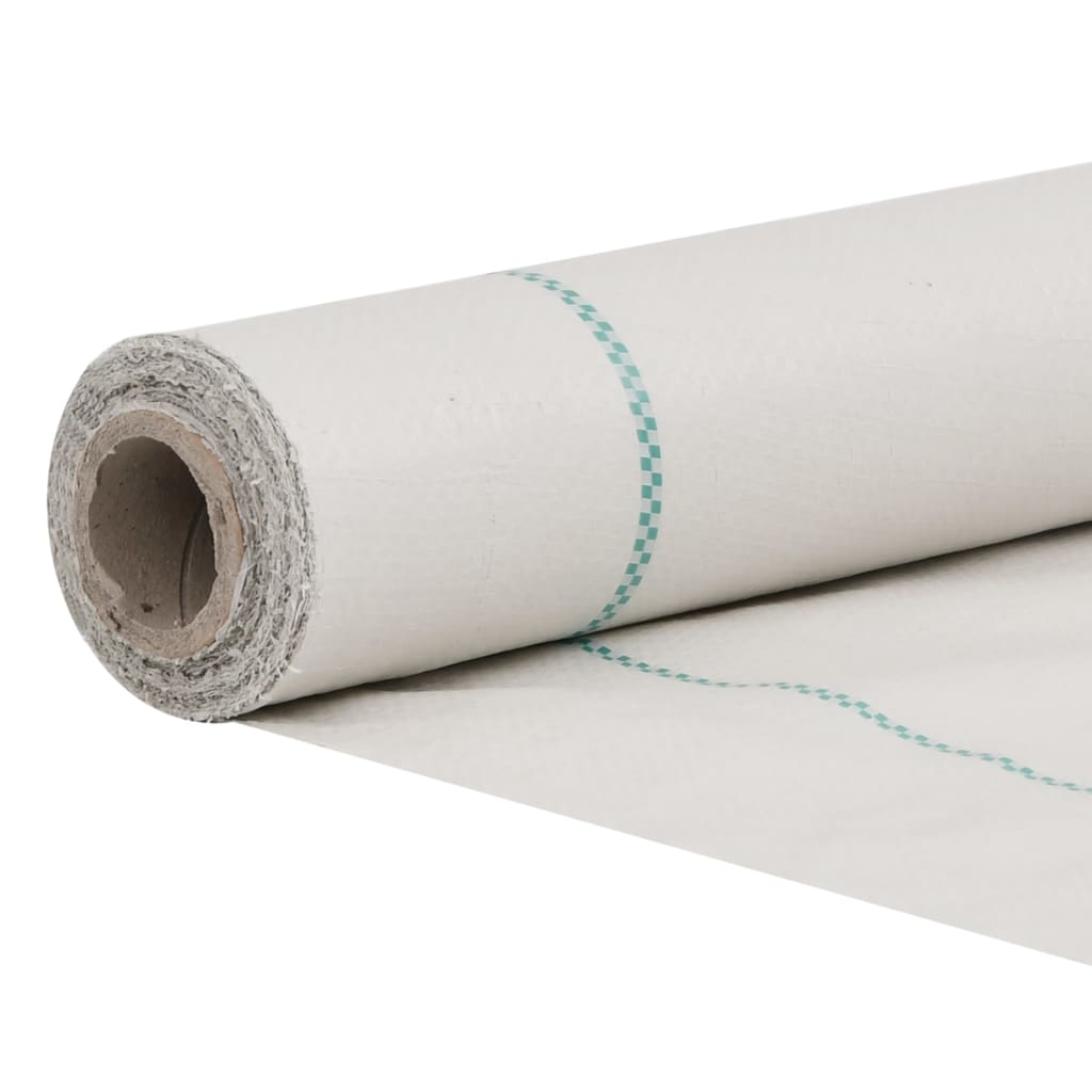 vidaXL Weed Membrane White 0.5x50 m PP