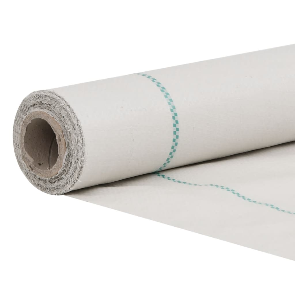 vidaXL Weed Membrane White 1x10 m PP