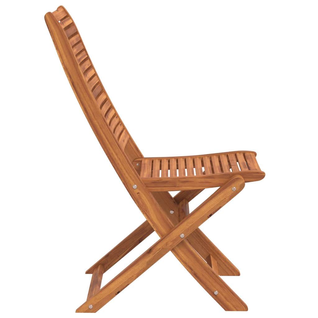 vidaXL Folding Garden Chairs 8 pcs 51x66x95 cm Solid Wood Acacia