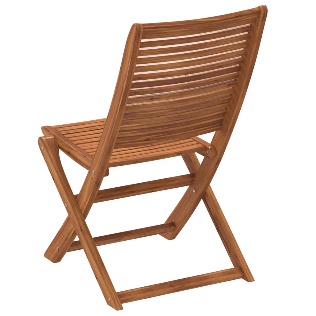 vidaXL Folding Garden Chairs 8 pcs 51x66x95 cm Solid Wood Acacia