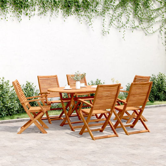 Folding Chairs 6 pcs 57x66x95 cm Solid Wood Acacia