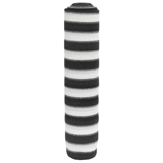 Privacy Net Anthracite and White 1,5x25 m HDPE 75 g/m²