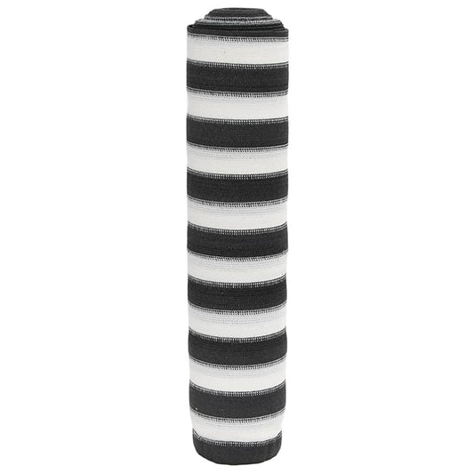 Privacy Net Anthracite and White 1,5x50 m HDPE 75 g/m²