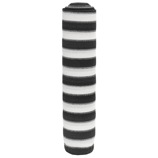 Privacy Net Anthracite and White 1,5x50 m HDPE 150 g/m²