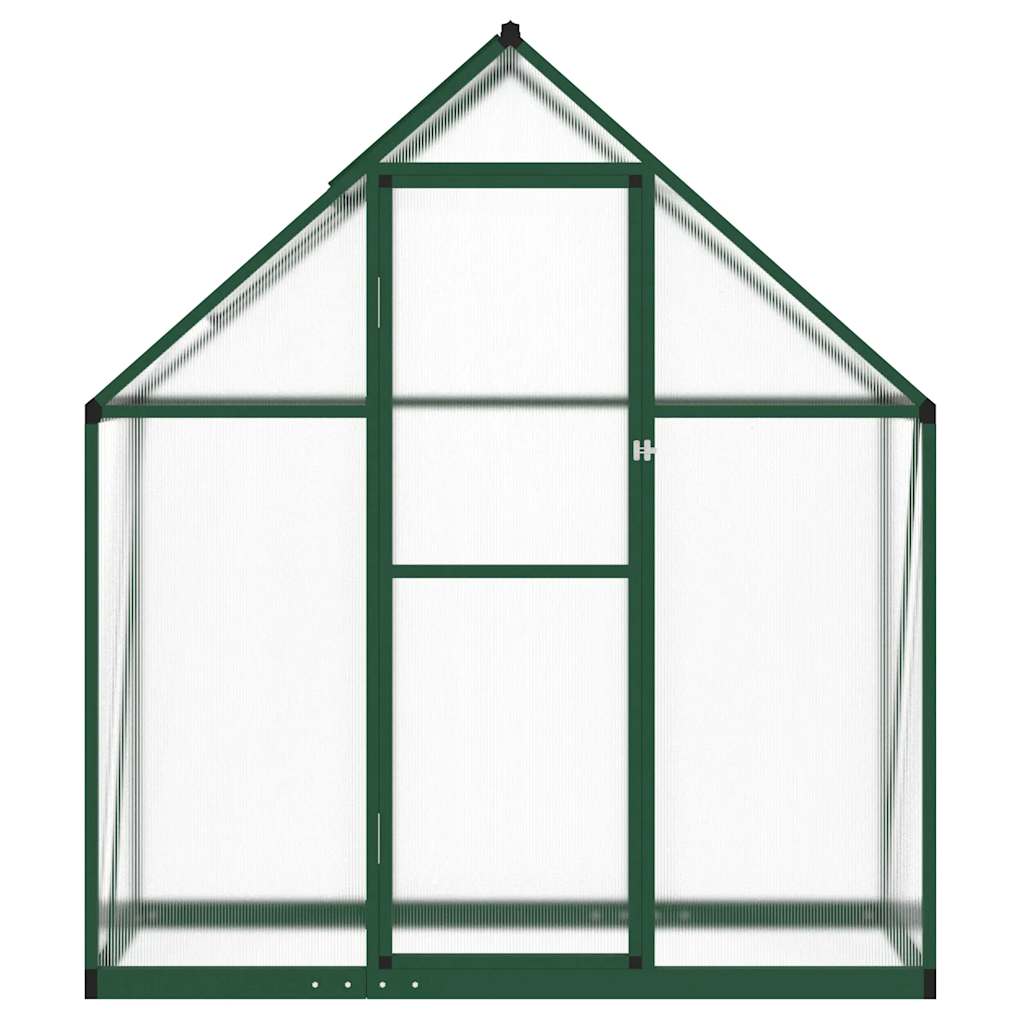 vidaXL Greenhouse with Base Frame Green 169x58x195 cm Aluminium