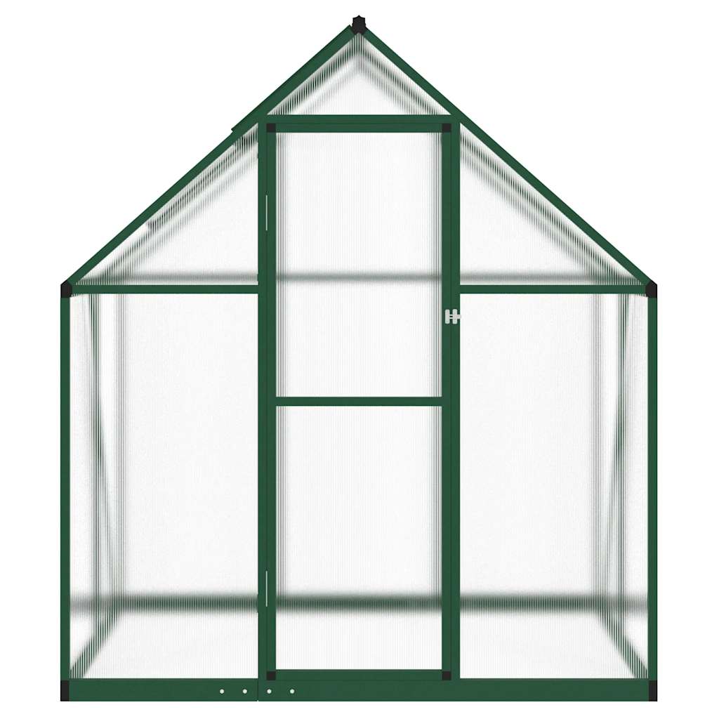 vidaXL Greenhouse with Base Frame Green 169x114x195 cm Aluminium