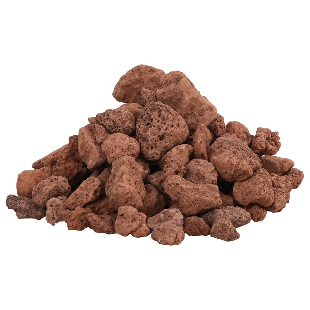 Volcanic Rocks 25 kg Red 1-2 cm