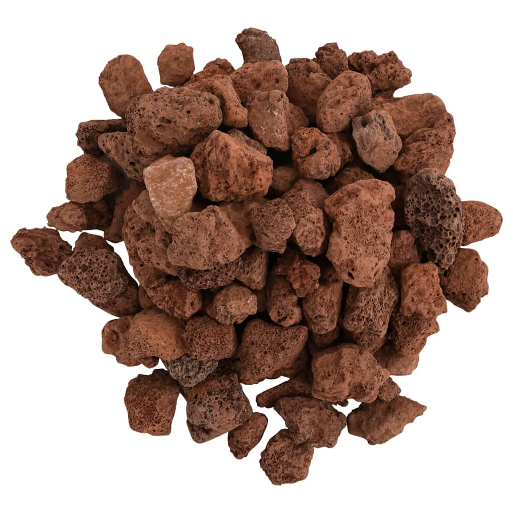 Volcanic Rocks 25 kg Red 1-2 cm