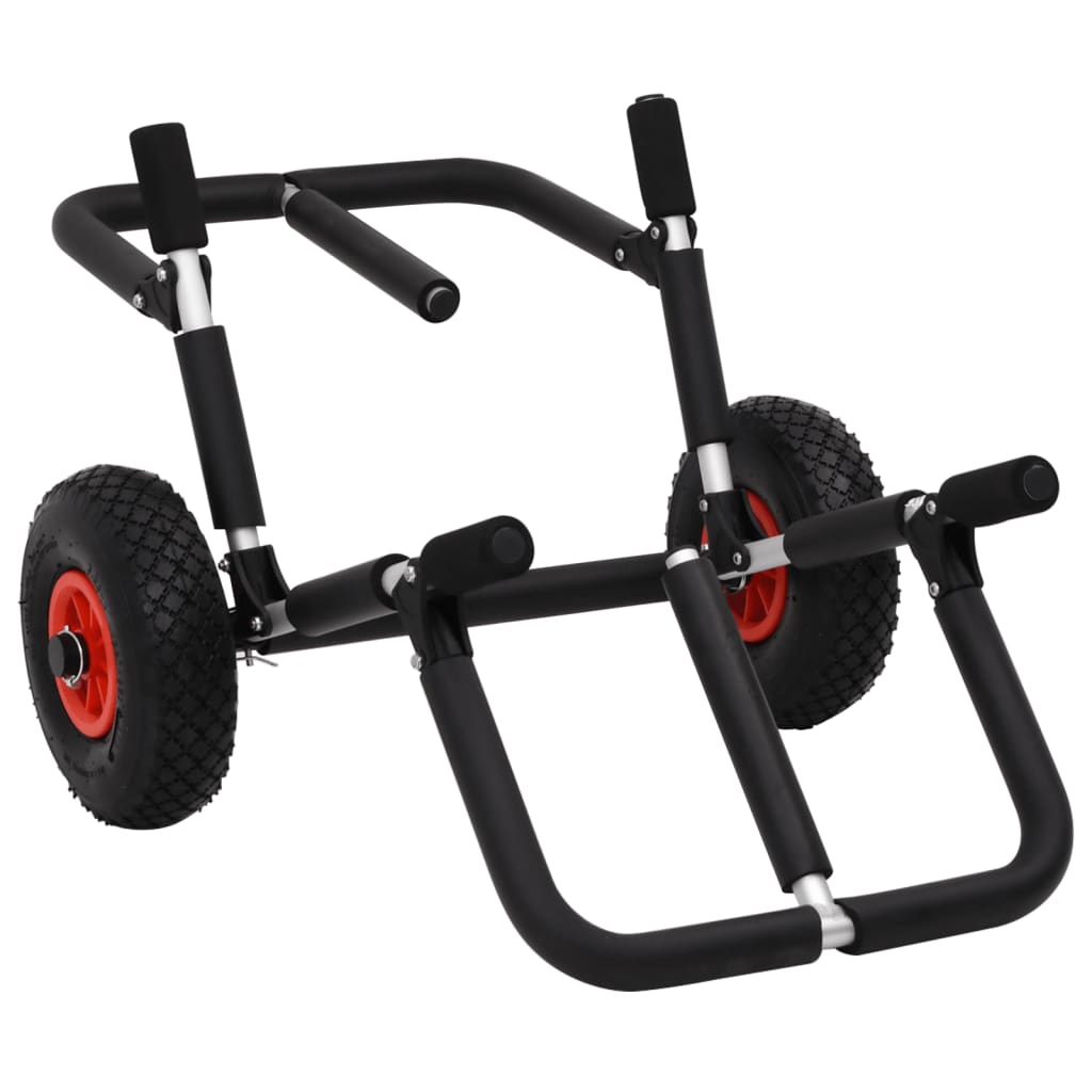 vidaXL Kayak Trolley Foldable 90 kg Aluminium