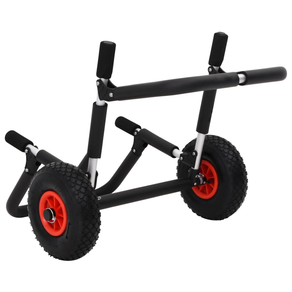 vidaXL Kayak Trolley Foldable 90 kg Aluminium