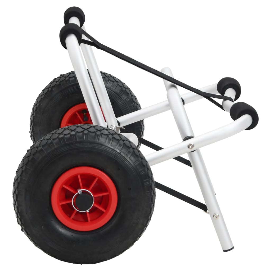 vidaXL Kayak Trolley Foldable 45 kg Aluminium