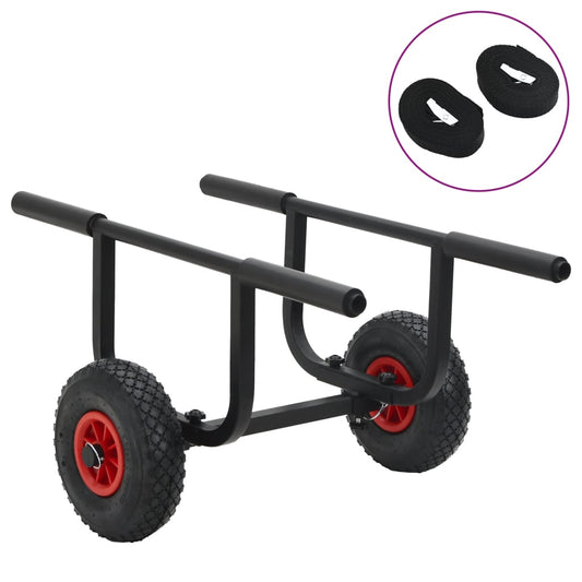 vidaXL Kayak Trolley 90 kg Aluminium