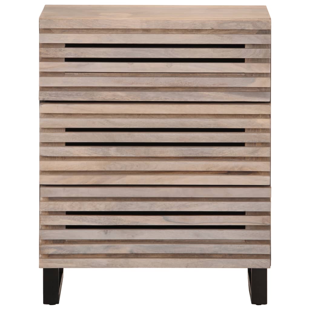 Sideboards 2 pcs 60x34x75 cm Solid Wood Mango