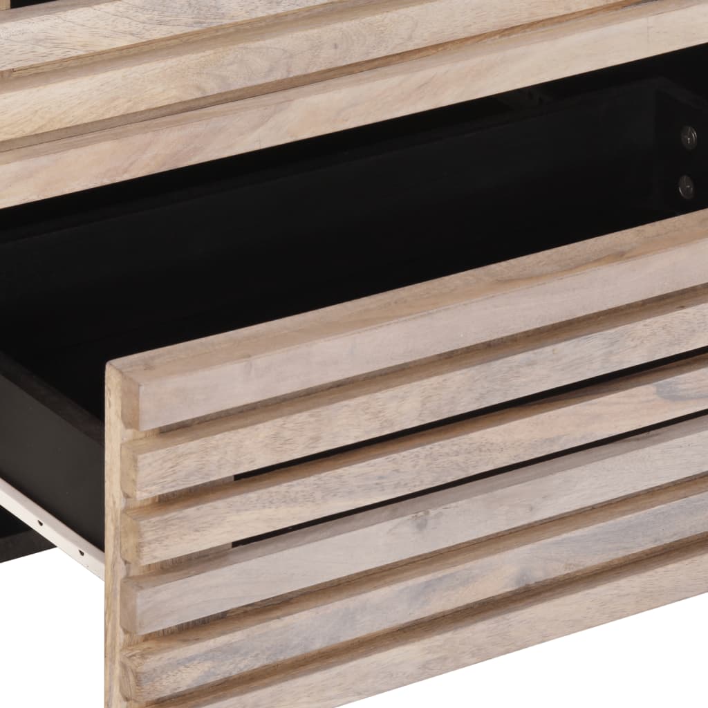 Sideboards 2 pcs 60x34x75 cm Solid Wood Mango