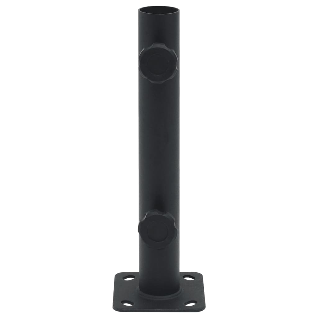 Parasol Base for Ø32/34/38 mm Pole Matt Black Steel
