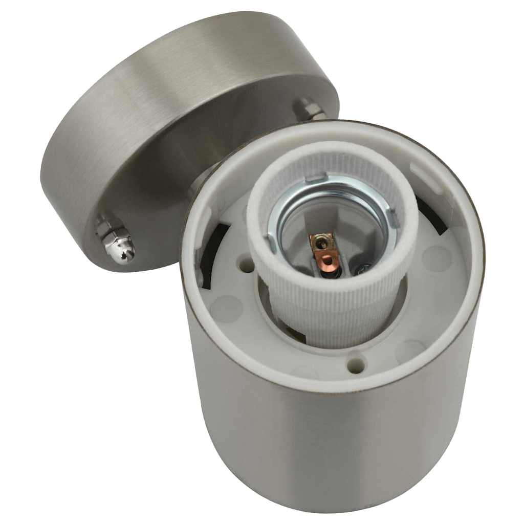 Outdoor Wall Light Silver 12 x 8.5 x 27 cm