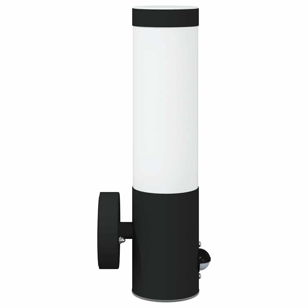 Outdoor Wall Light Black 12 x 8.5 x 29 cm
