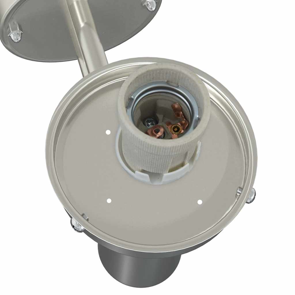 Outdoor Wall Light Silver 28 x 25 x 38 cm