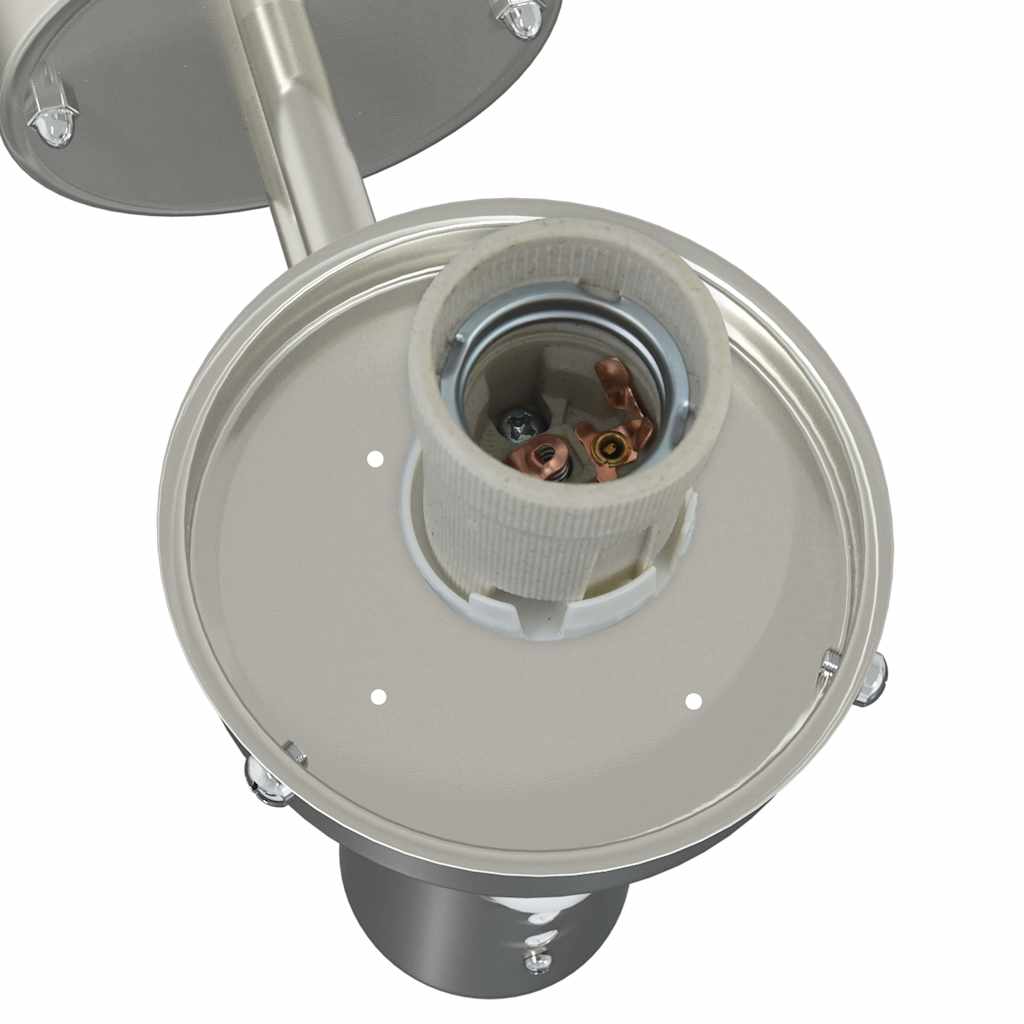 Outdoor Wall Light Silver 28 x 25 x 38 cm