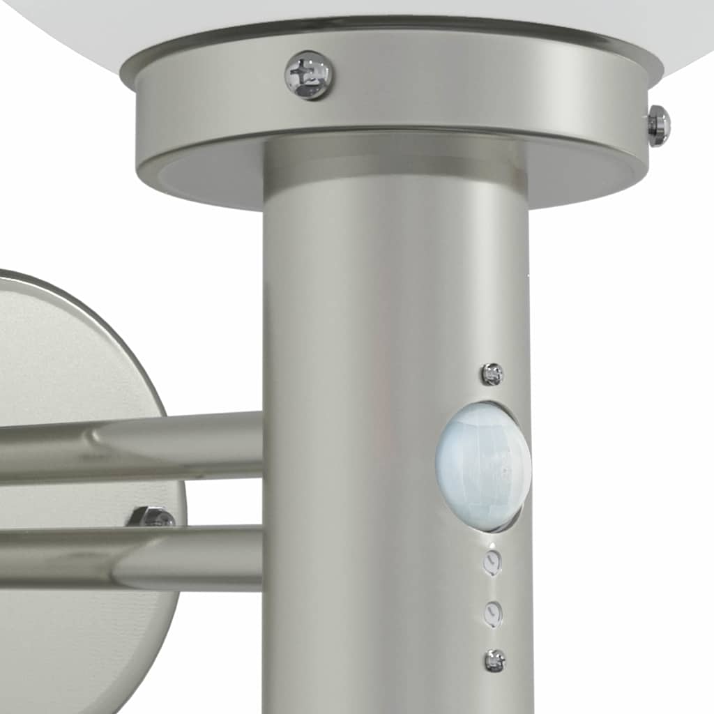 Outdoor Wall Light 2 pcs Silver 28 x 25 x 38 cm
