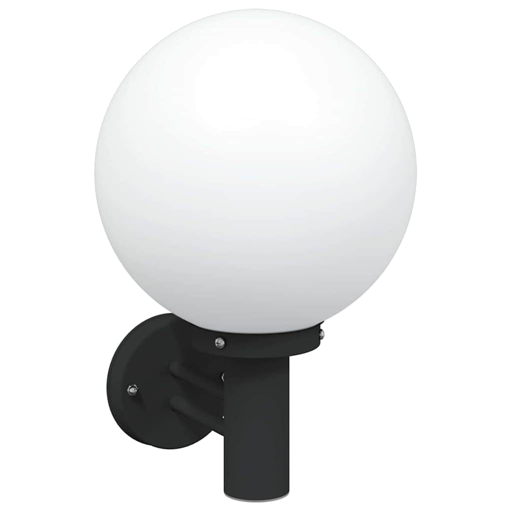 Outdoor Wall Light 2 pcs Black 28 x 25 x 38 cm