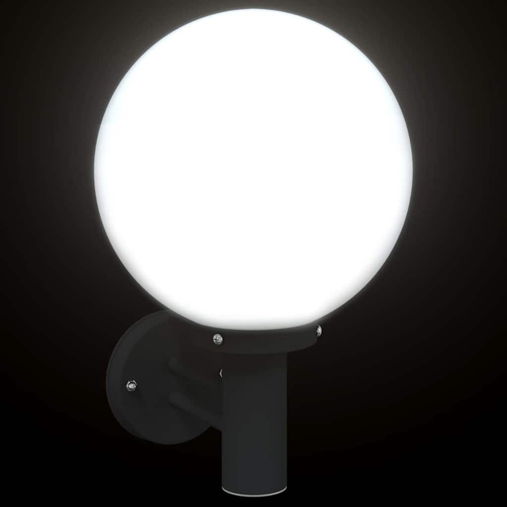Outdoor Wall Light 2 pcs Black 28 x 25 x 38 cm