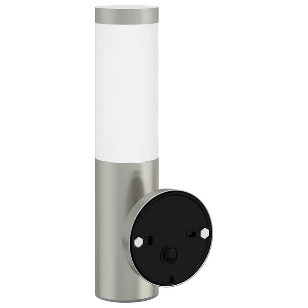 Outdoor Wall Light 2 pcs Silver 15 x 7.5 x 33 cm