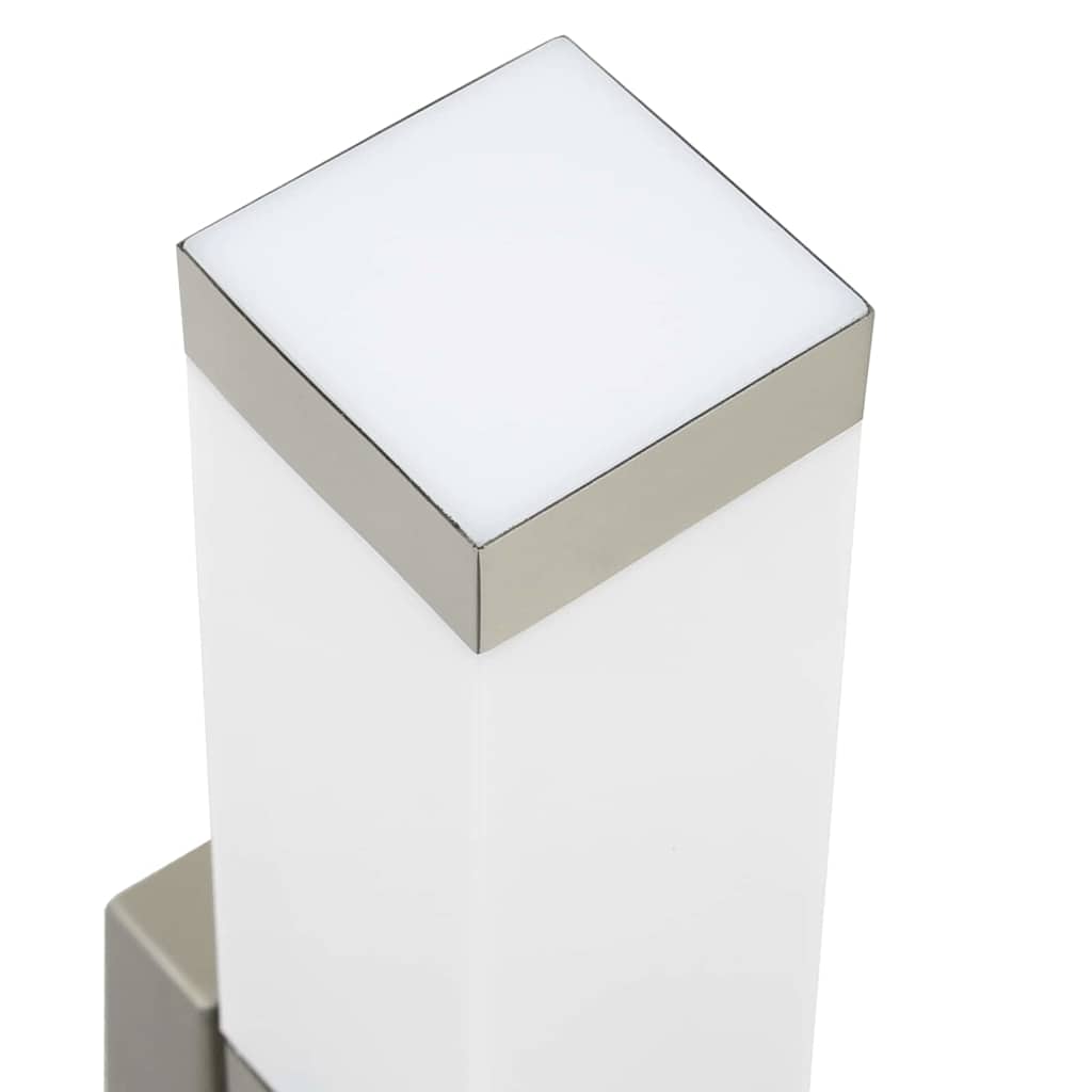 Outdoor Wall Light Silver 10.5 x 6 x 33 cm