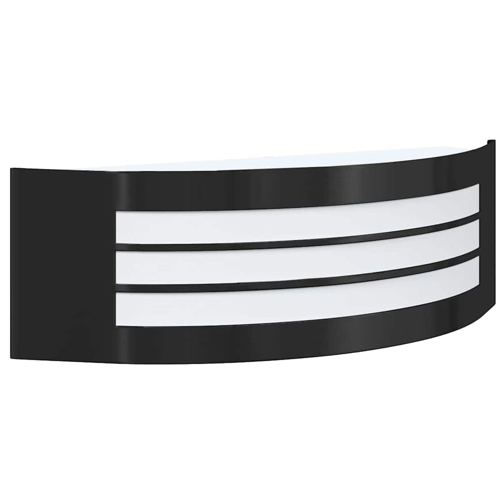 Outdoor Wall Light 2 pcs Black 32 x 10 x 10 cm