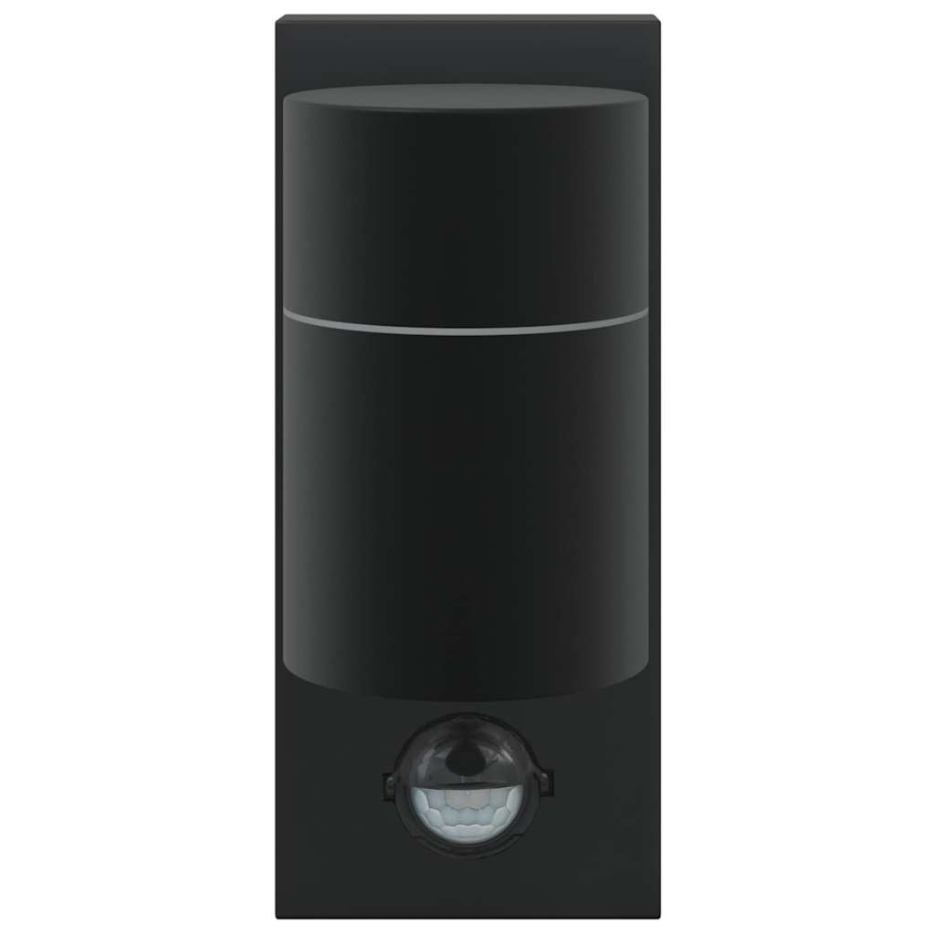 Outdoor Wall Light Black 6.5 x 10.5 x 16 cm