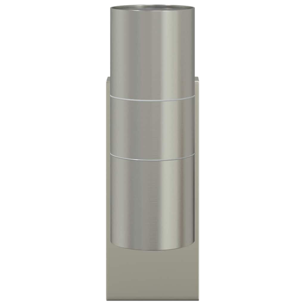 Outdoor Wall Light Silver 7 x 10 x 22 cm