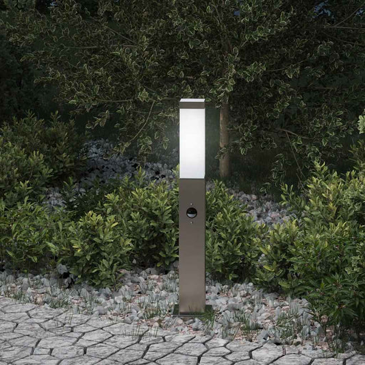 Bollard Light with Sensor 50 cm Stainless Steel IP44