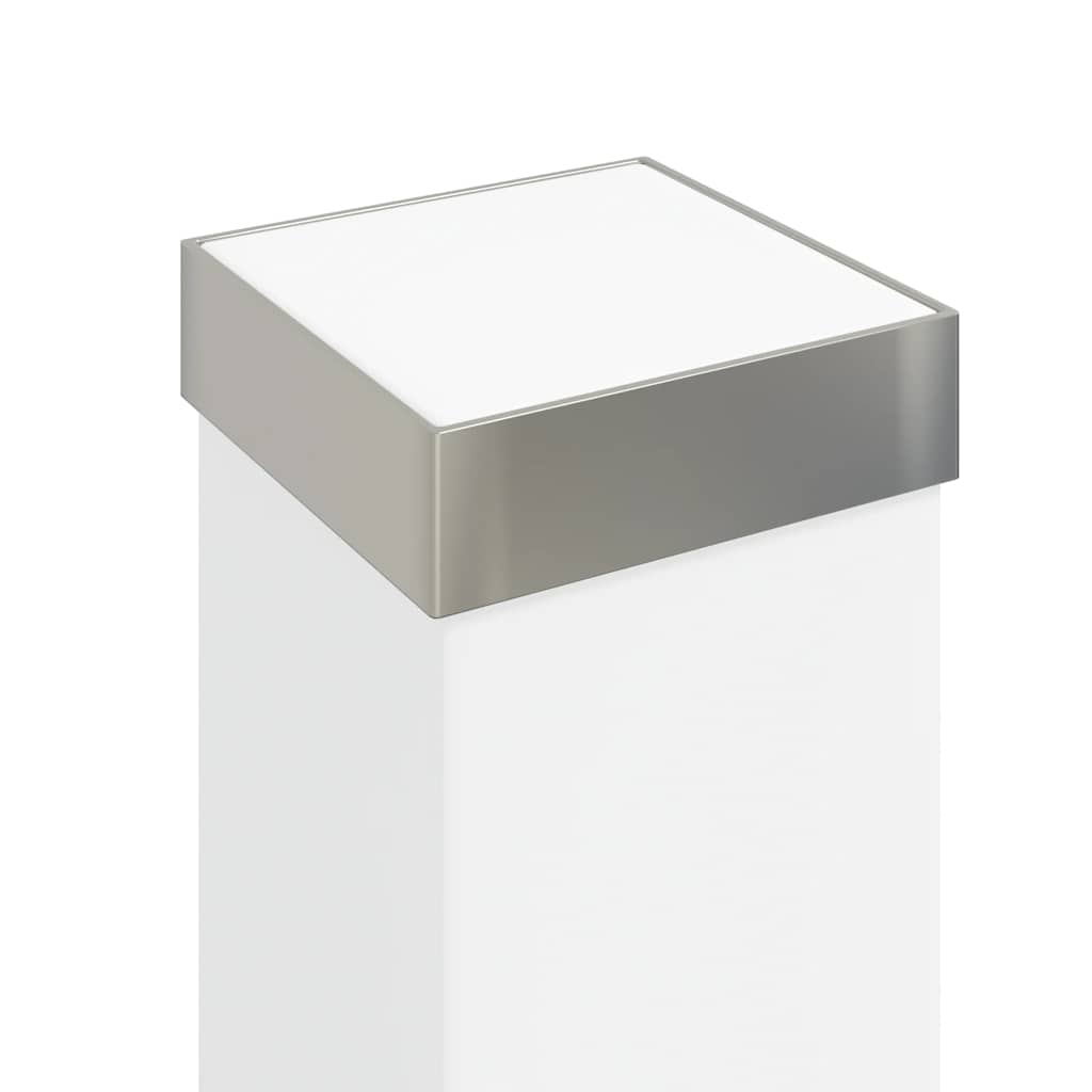 Bollard Lights with Outlet 3 pcs 80 cm Stainless Steel IP44