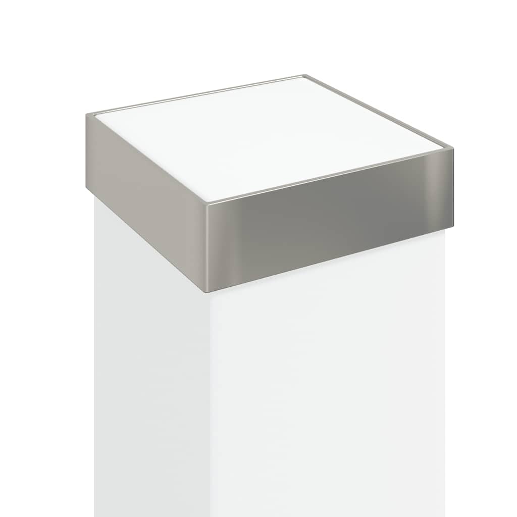 Bollard Lights with Sensor&Outlet 3 pcs 110 cm Stainless Steel IP44