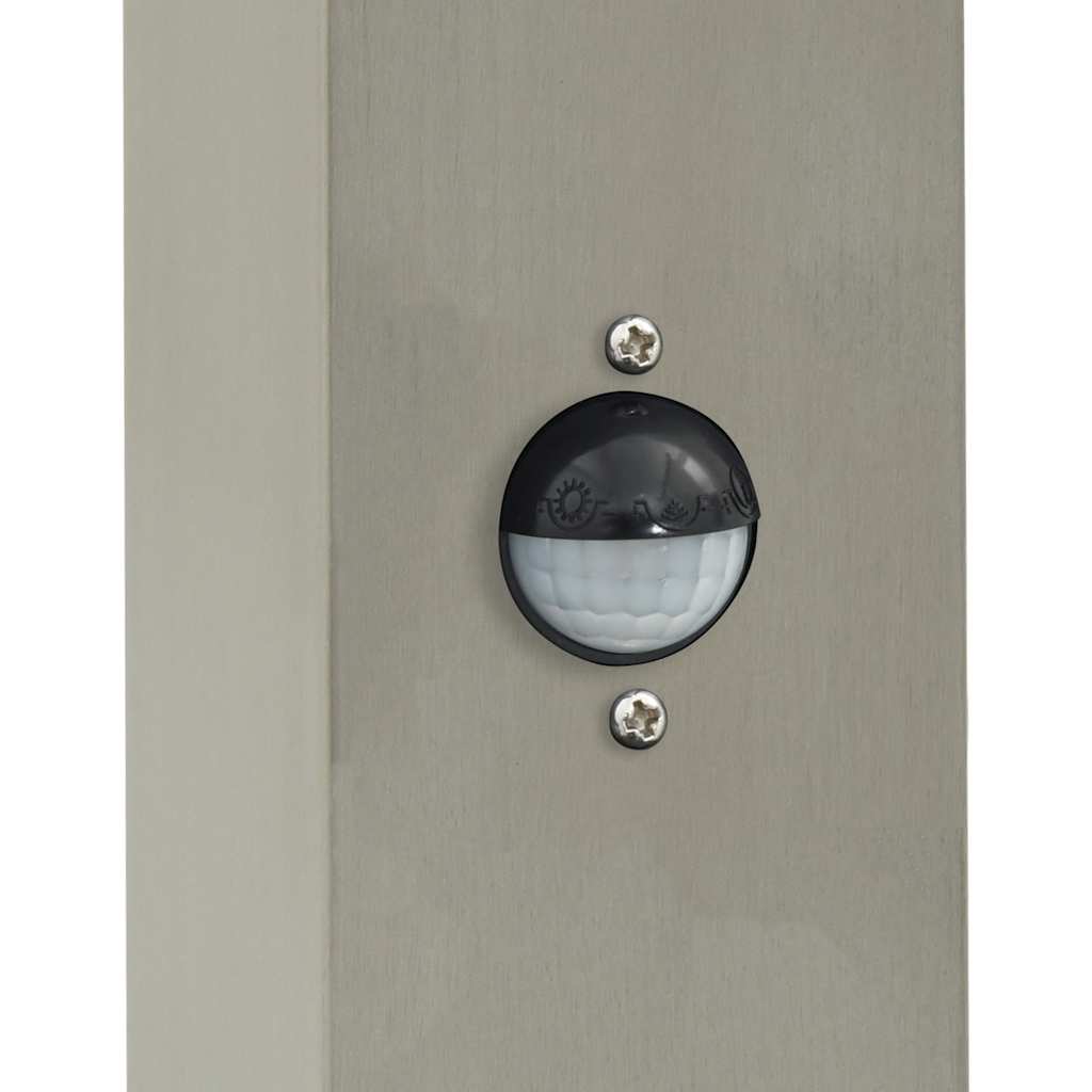 Bollard Lights with Sensor&Outlet 3 pcs 110 cm Stainless Steel IP44