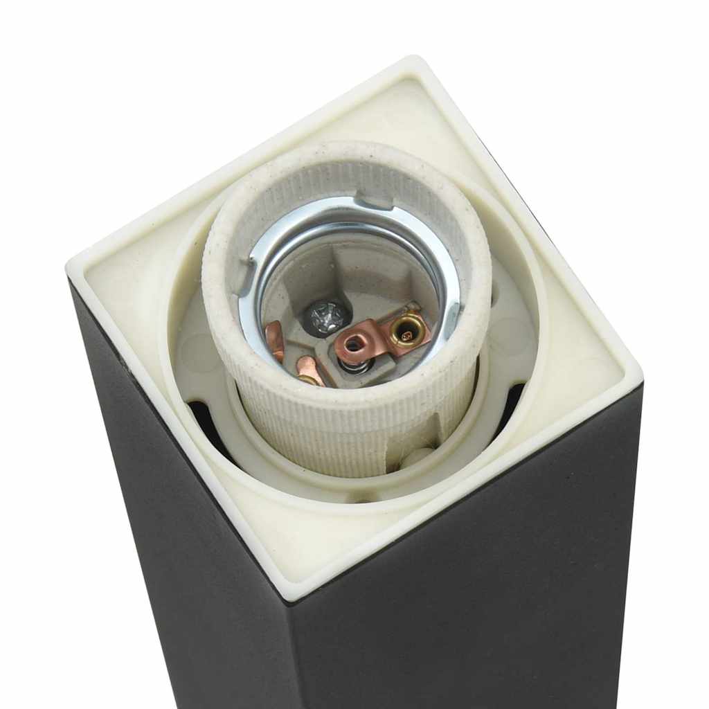 Bollard Lights with Sensor 3 pcs 80 cm Black IP44