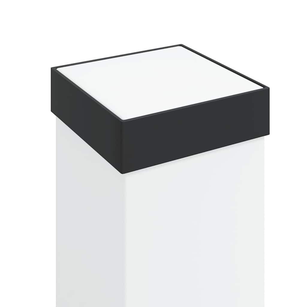 Bollard Lights with Outlet 3 pcs 50 cm Black IP44