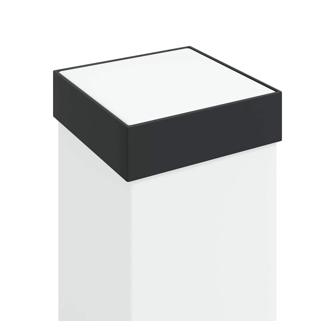 Bollard Lights with Outlet 3 pcs 110 cm Black IP44