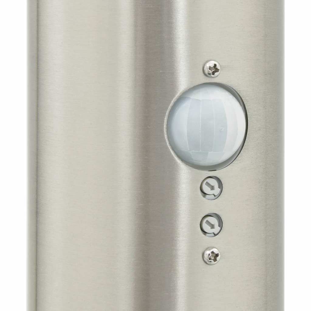 Bollard Light with Sensor 120 cm Stainless Steel IP44