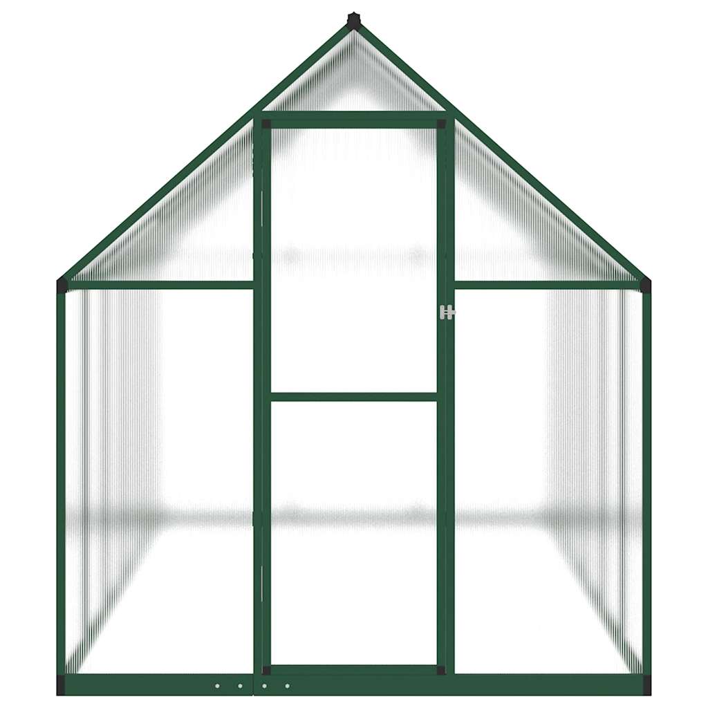 vidaXL Greenhouse with Base Frame Green 334x169x195 cm Aluminium