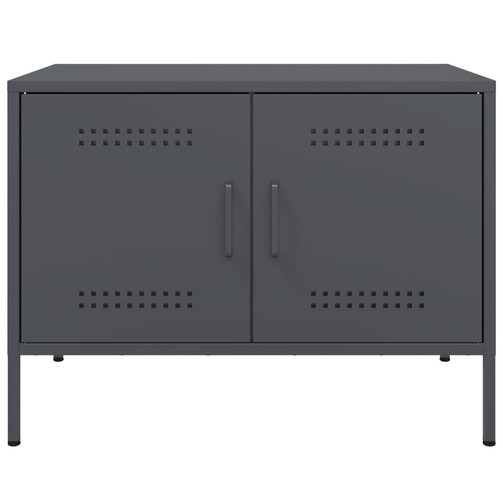 2 Piece TV Cabinet Set Anthracite 68x39x50,5 cm Steel