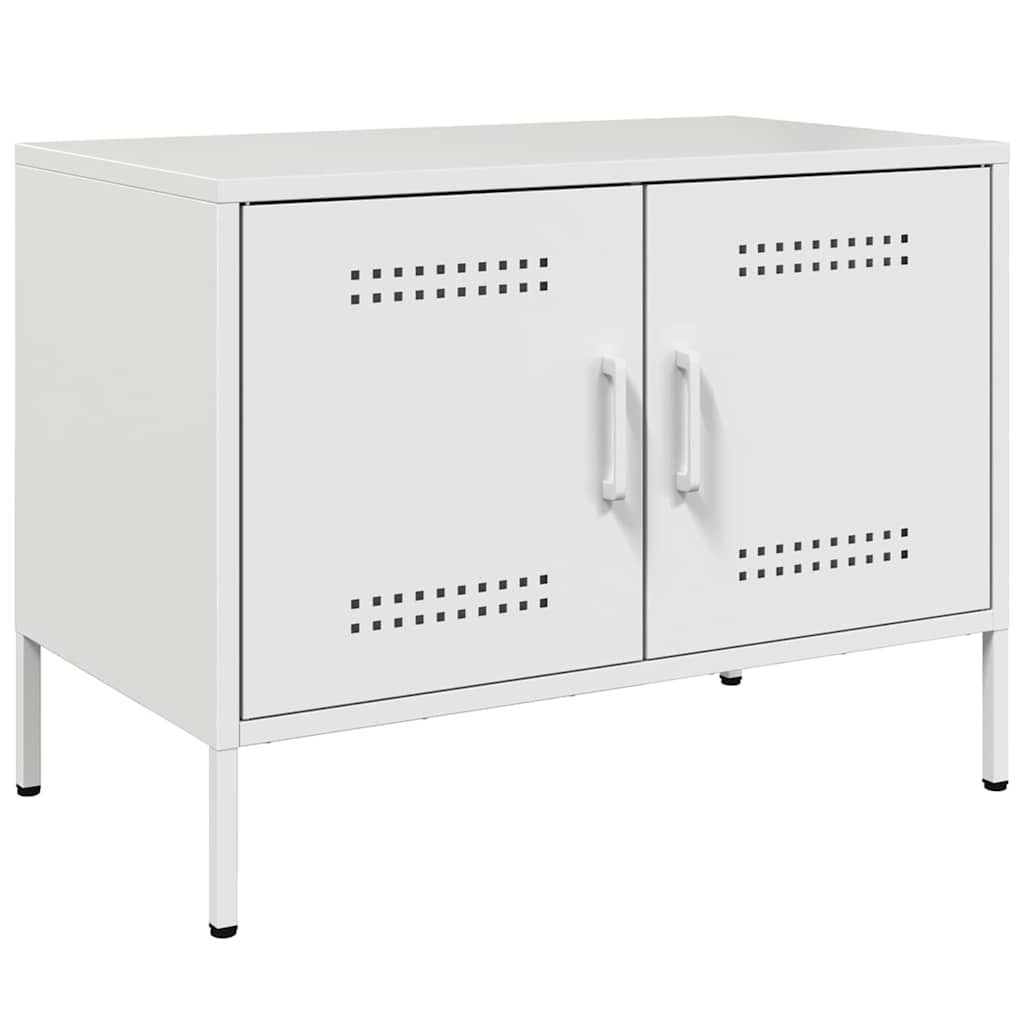 TV Cabinet White 68x39x50,5 cm Steel