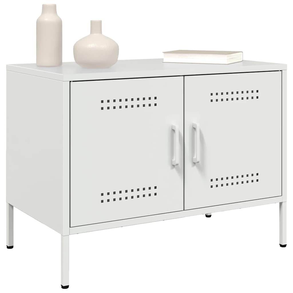 TV Cabinet White 68x39x50,5 cm Steel