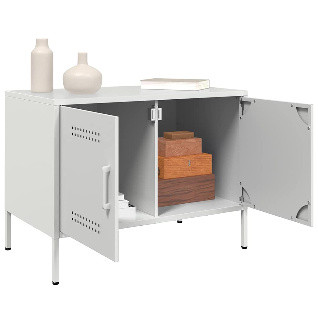 TV Cabinet White 68x39x50,5 cm Steel