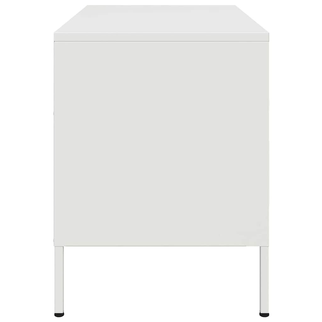 TV Cabinet White 68x39x50.5 cm Steel
