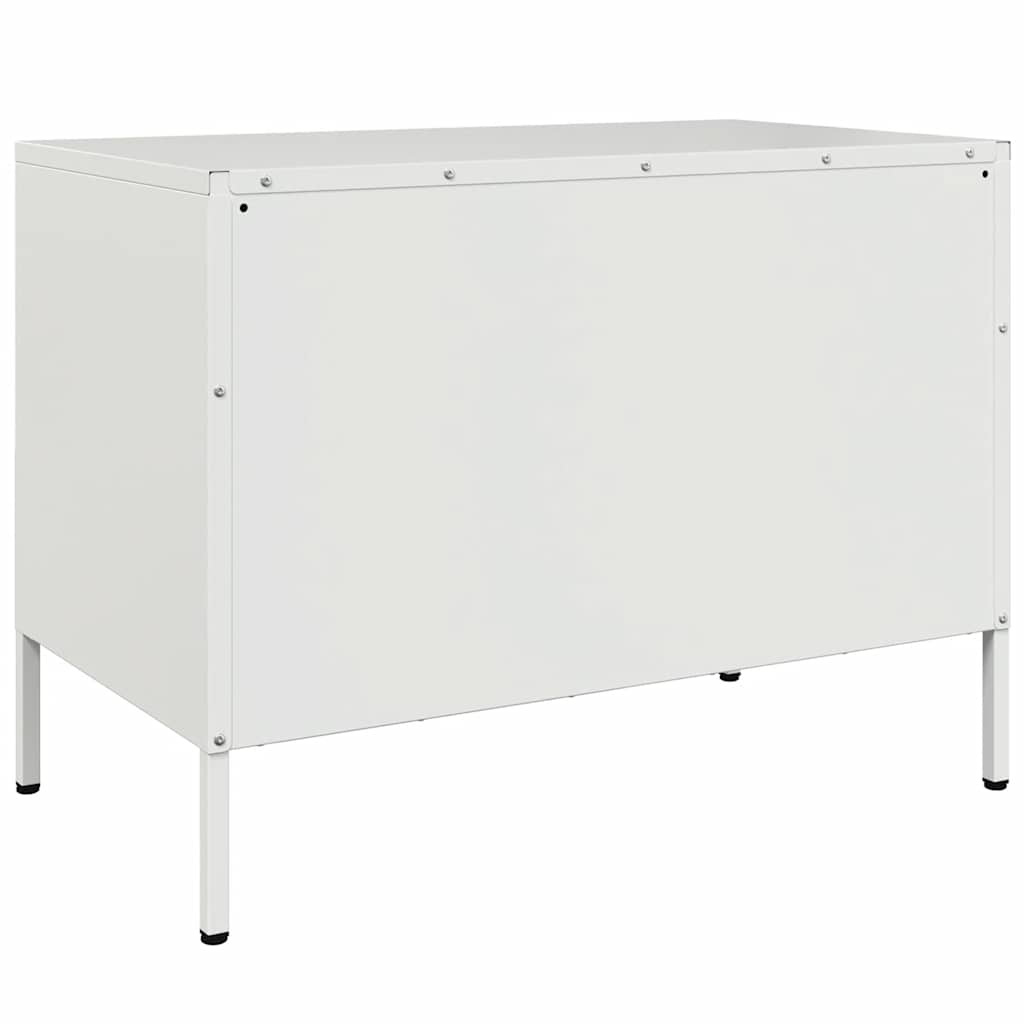 TV Cabinet White 68x39x50,5 cm Steel