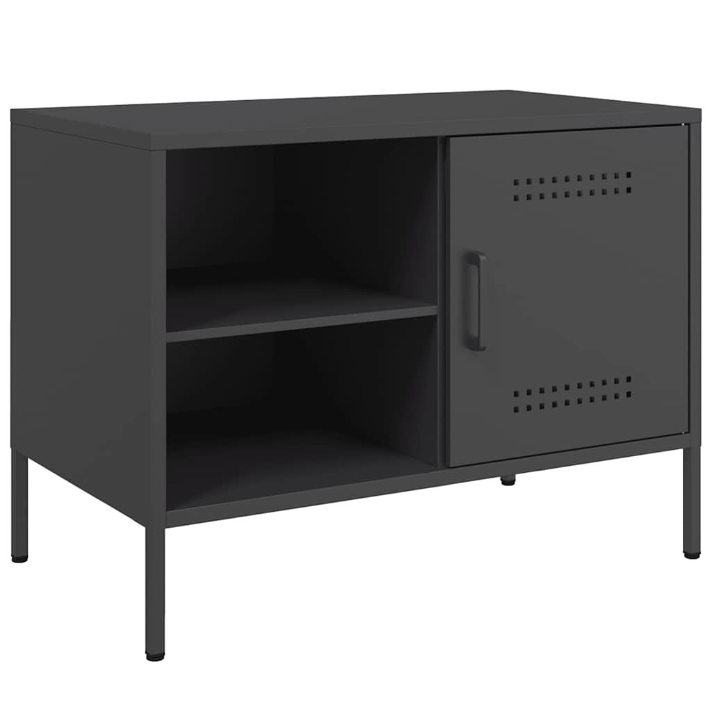 TV Cabinet Black 68x39x50,5 cm Steel