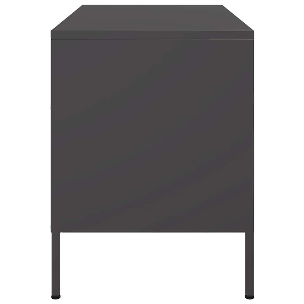 TV Cabinet Black 68x39x50,5 cm Steel